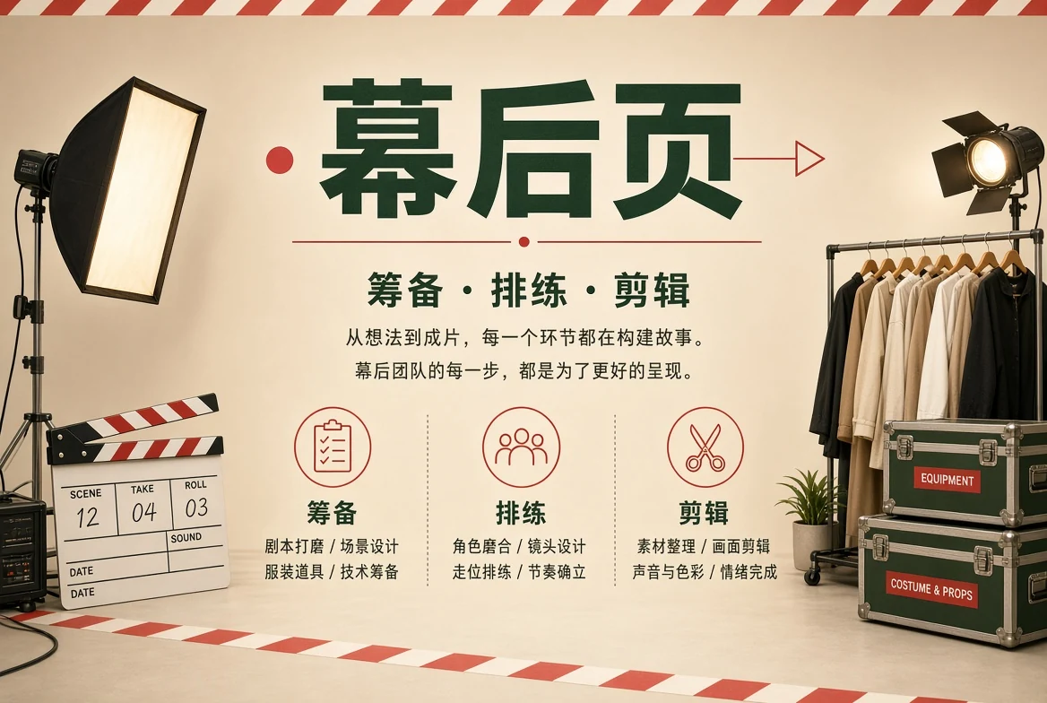 幕后记录栏目画面
